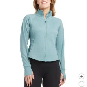 NEW Jockey Womens XL Full-Zip Sweatshirt Polyester/Spandex Activewear